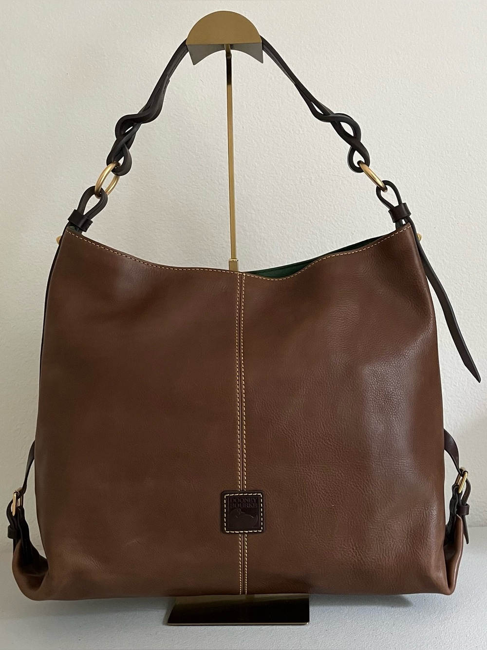 Dooney & Bourke Florentine Medium Twist Sac Shoulder Bag in elephant